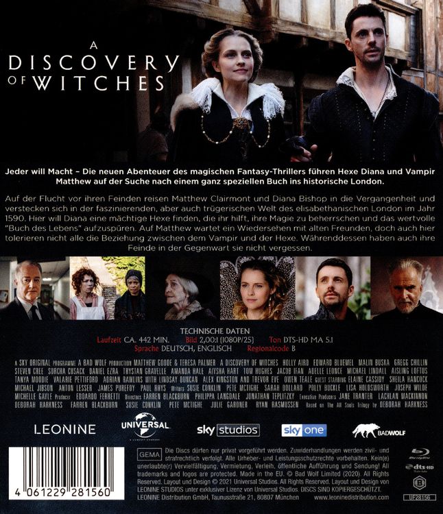 Produktbild: A Discovery of Witches - Staffel 2 [2 BRs]