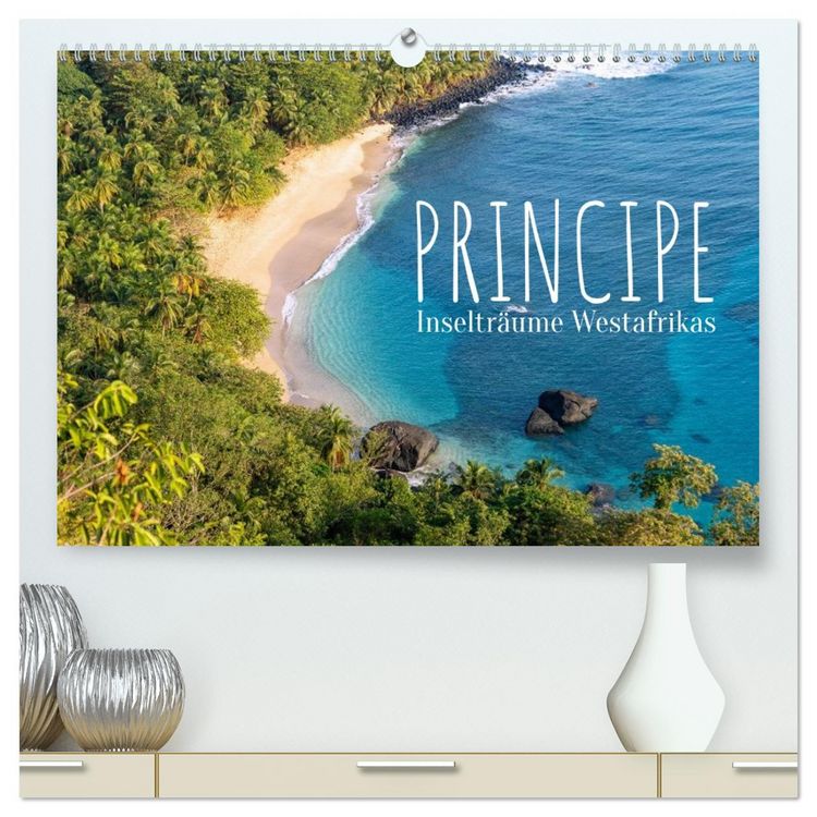 Produktbild: Principe. Inseltr&auml;ume Westafrikas (hochwertiger Premium Wandkalender 2026 DIN A2 quer), Kunstdruck in Hochglanz