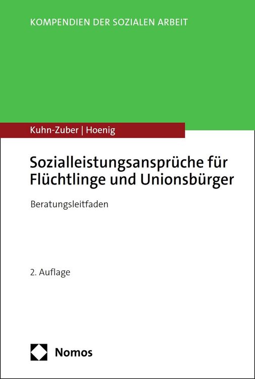 Produktbild: Sozialleistungsanspr&uuml;che f&uuml;r Fl&uuml;chtlinge und Unionsb&uuml;rger