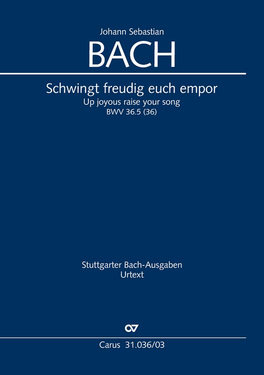 Produktbild: Schwingt freudig euch empor (Klavierauszug)