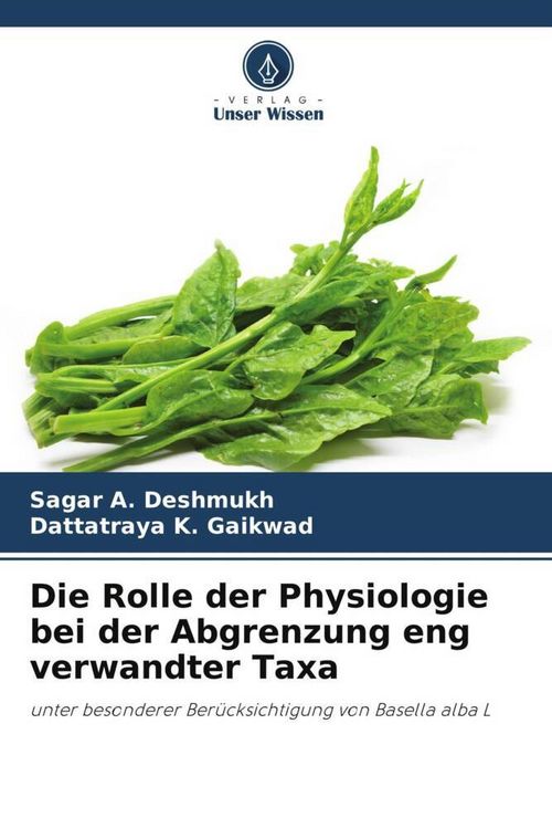 Produktbild: Die Rolle der Physiologie bei der Abgrenzung eng verwandter Taxa