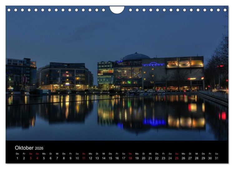 Produktbild: K&ouml;ln bei Nacht (Wandkalender 2026 DIN A4 quer), CALVENDO Monatskalender
