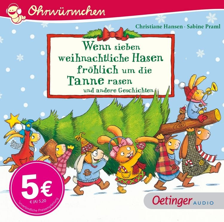 Produktbild: Wenn sieben weihnachtliche Hasen fröhlich um die Tanne rasen und andere Geschichten