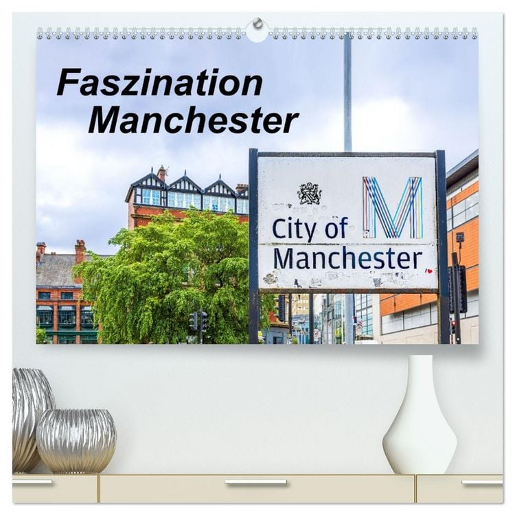 Produktbild: Faszination Manchester (hochwertiger Premium Wandkalender 2026 DIN A2 quer), Kunstdruck in Hochglanz