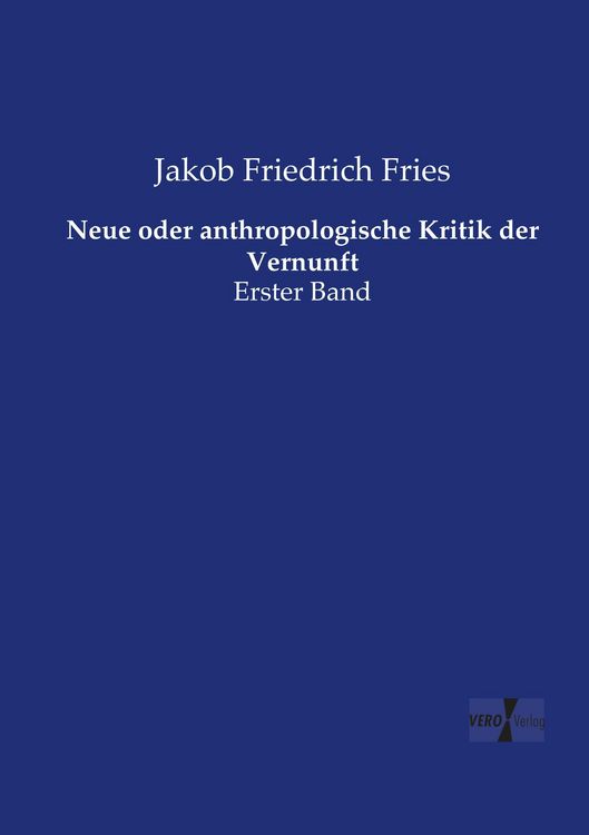 Produktbild: Neue oder anthropologische Kritik der Vernunft