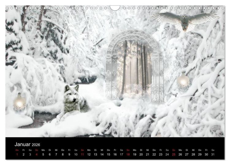 Produktbild: Zauberland (Wandkalender 2026 DIN A3 quer), CALVENDO Monatskalender