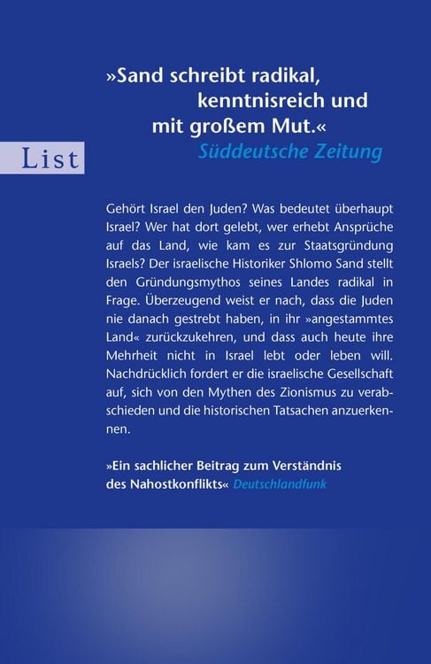 Produktbild: Die Erfindung des Landes Israel