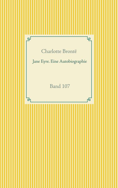 Produktbild: Jane Eyre. Eine Autobiographie