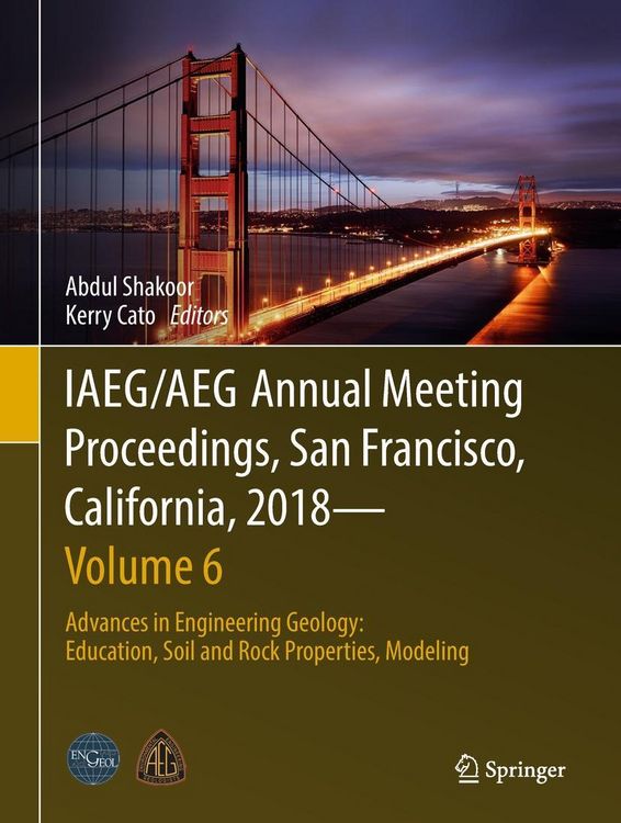 Produktbild: IAEG/AEG Annual Meeting Proceedings, San Francisco, California, 2018-Volume 6