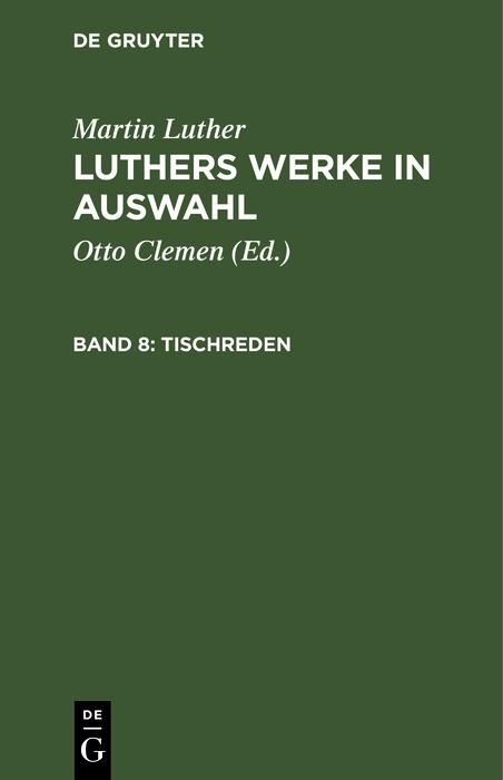 Produktbild: Tischreden