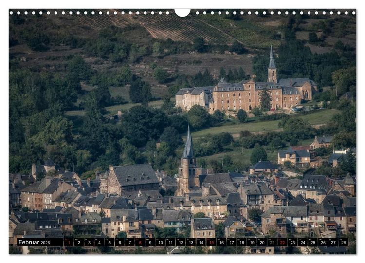 Produktbild: Unterwegs im D&eacute;partement Aveyron (Wandkalender 2026 DIN A3 quer), CALVENDO Monatskalender