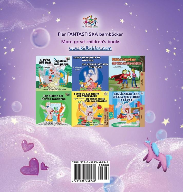 Produktbild: Sweet Dreams, My Love (Swedish English Bilingual Book for Kids)