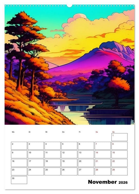 Produktbild: Sch&ouml;ne Landschaften (hochwertiger Premium Wandkalender 2026 DIN A2 hoch), Kunstdruck in Hochglanz
