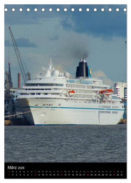 Produktbild: Bremerhaven an der Nordsee (Tischkalender 2026 DIN A5 hoch), CALVENDO Monatskalender