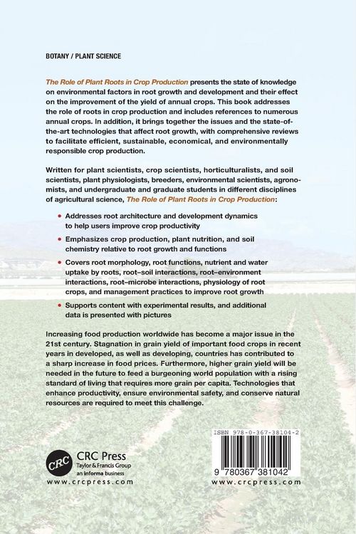Produktbild: The Role of Plant Roots in Crop Production