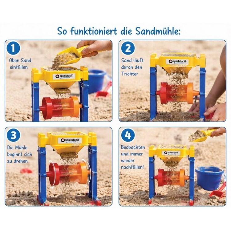 Produktbild: Martin Fuchs 7905 - Spielstabil: Sandm&uuml;hle, Sandspielzeug