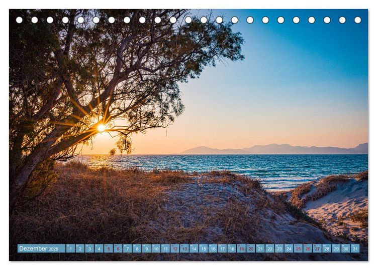 Produktbild: Insel Kos in Griechenland (Tischkalender 2026 DIN A5 quer), CALVENDO Monatskalender