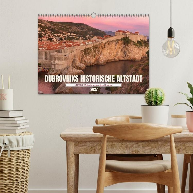 Produktbild: Dubrovnik historische Altstadt - UNESCO‑Welterbe im sonnigen Kroatien (Wandkalender 2027 DIN A3 quer), CALVENDO Monatskalender