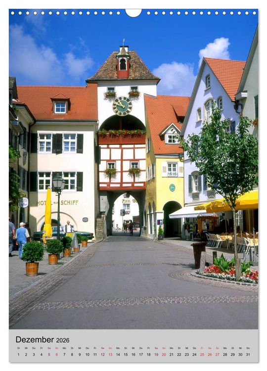 Produktbild: Der Bodensee mit seinen Sehensw&uuml;rdigkeiten (Wandkalender 2026 DIN A3 hoch), CALVENDO Monatskalender