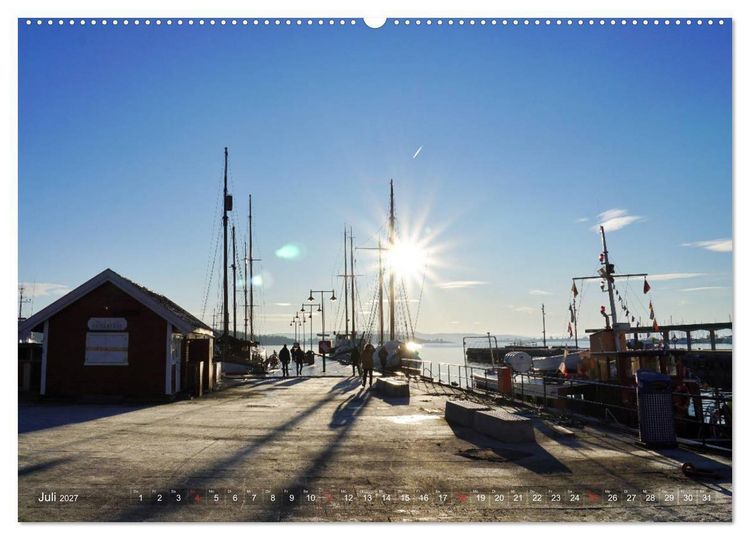 Produktbild: Oslo - Norwegen (Wandkalender 2027 DIN A2 quer), CALVENDO Monatskalender