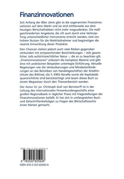 Produktbild: Finanzinnovationen
