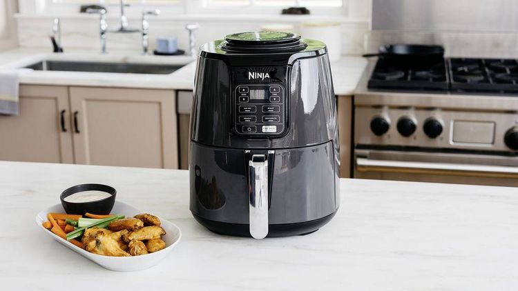Produktbild: Ninja AF100EU Hei&szlig;luft-Fritteuse 3.8 l 1500 W Schwarz