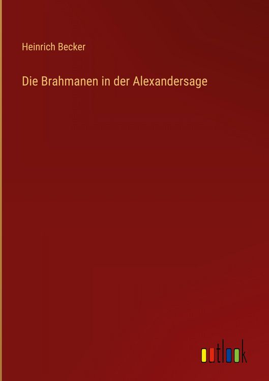Produktbild: Die Brahmanen in der Alexandersage