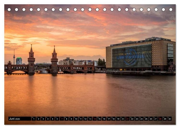 Produktbild: Berlin - Bilder einer Metropole (Tischkalender 2026 DIN A5 quer), CALVENDO Monatskalender
