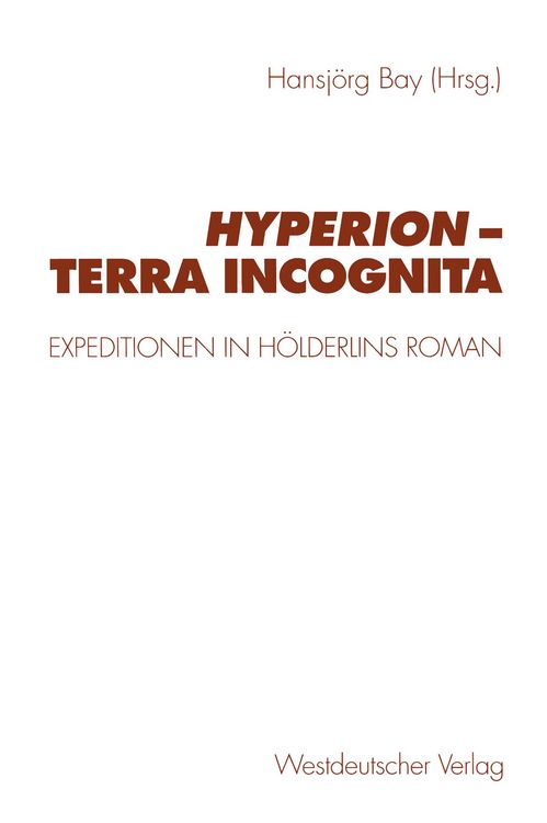 Produktbild: Hyperion &mdash; terra incognita