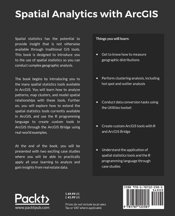 Produktbild: Spatial Analytics with ArcGIS