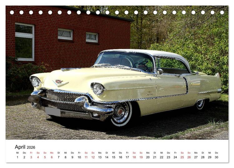 Produktbild: Oldtimer aller Art (Tischkalender 2026 DIN A5 quer), CALVENDO Monatskalender