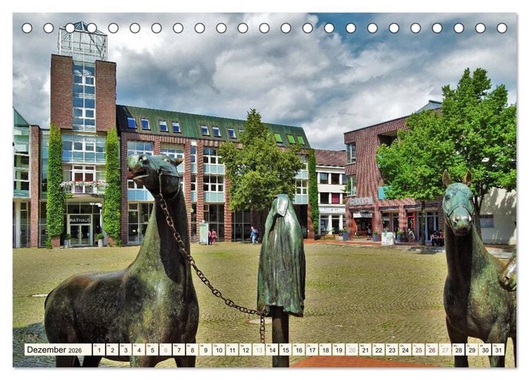 Produktbild: Rotenburg - Die bunte Stadt an der W&uuml;mme (Tischkalender 2026 DIN A5 quer), CALVENDO Monatskalender