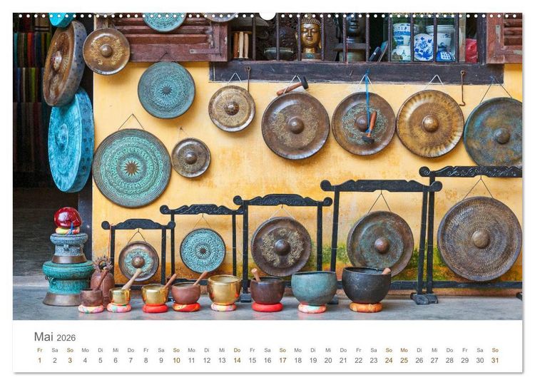 Produktbild: M&auml;rkte in S&uuml;dostasien (hochwertiger Premium Wandkalender 2026 DIN A2 quer), Kunstdruck in Hochglanz