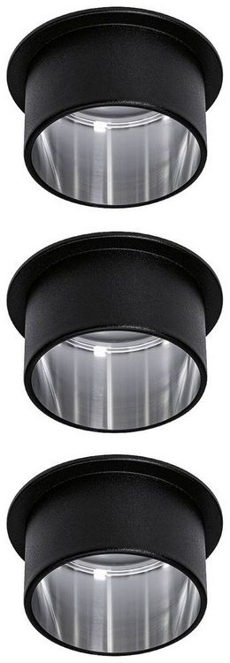 Produktbild: Paulmann 93383 LED-Einbauleuchte 19.5W Schwarz, Eisen