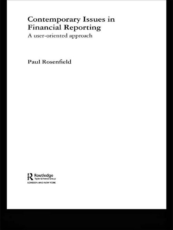 Produktbild: Contemporary Issues in Financial Reporting