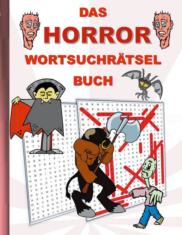 Produktbild: Das Horror Wortsuchr&auml;tsel Buch