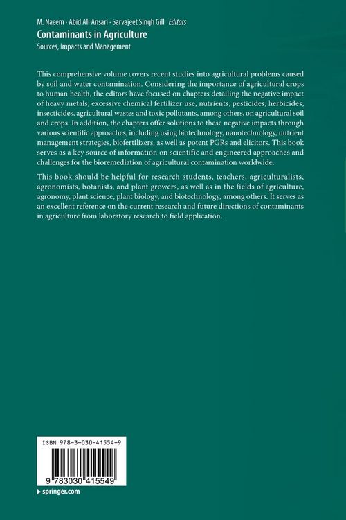 Produktbild: Contaminants in Agriculture