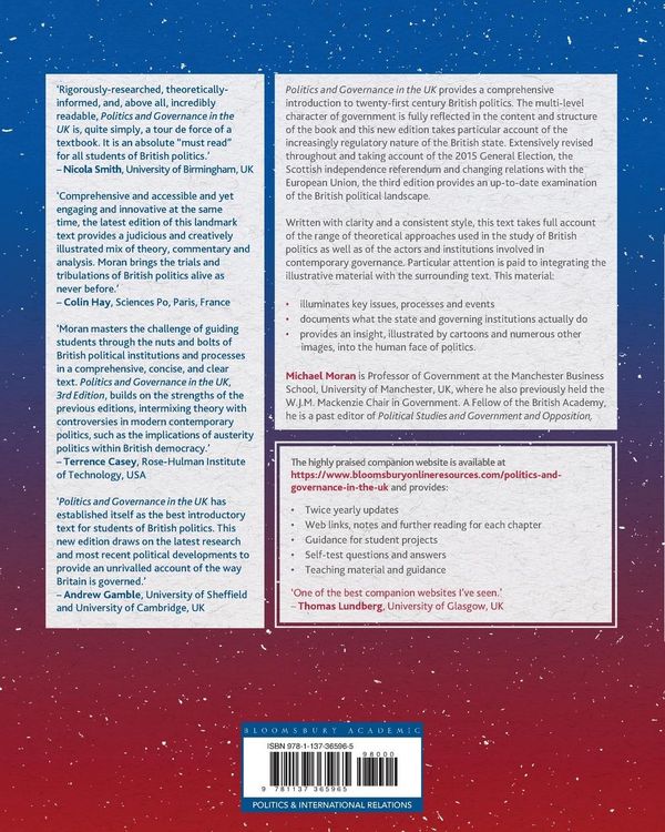 Produktbild: Politics and Governance in the UK