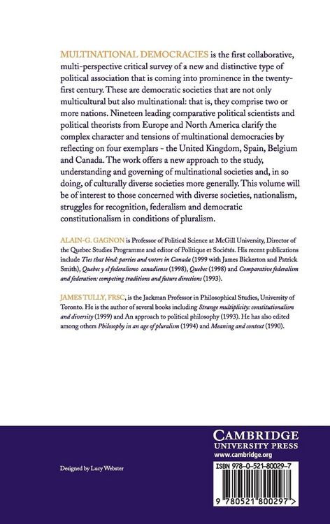 Produktbild: Multinational Democracies