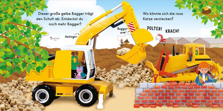 Produktbild: Mein erstes Fahrzeuge-Klappenbuch: Bagger