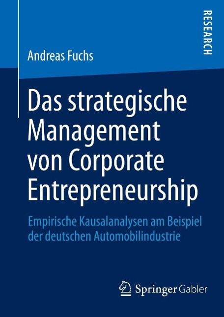 Produktbild: Das strategische Management von Corporate Entrepreneurship