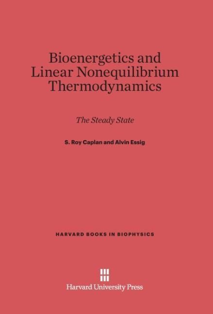 Produktbild: Bioenergetics and Linear Nonequilibrium Thermodynamics