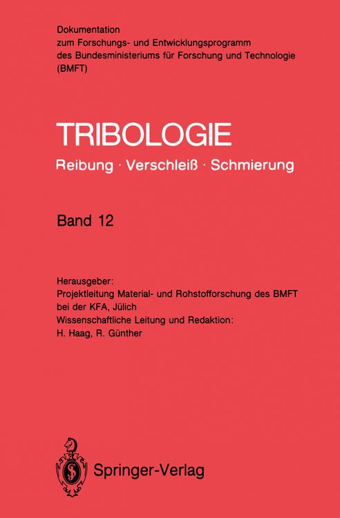 Produktbild: Tribologie: Reibung &middot; Verschlei&szlig; &middot; Schmierung