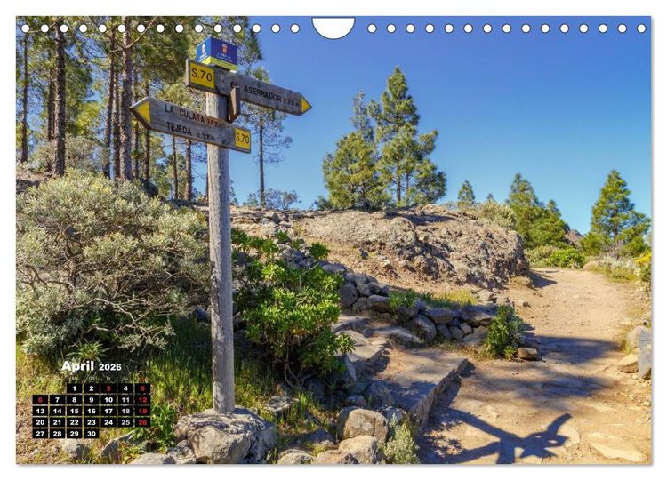 Produktbild: Auf Schusters Rappen... Gran Canaria (Wandkalender 2026 DIN A4 quer), CALVENDO Monatskalender