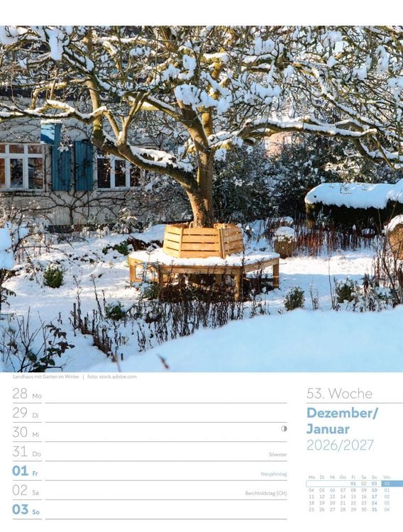 Produktbild: Gartengl&uuml;ck Wochenplaner Kalender 2027