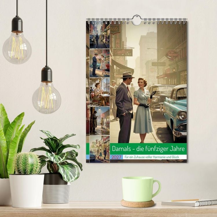 Produktbild: Damals - die f&uuml;nfziger Jahre (Wandkalender 2027 DIN A4 hoch), CALVENDO Monatskalender