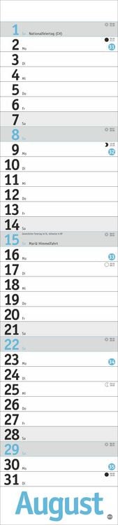Produktbild: Langplaner, hellblau 2027