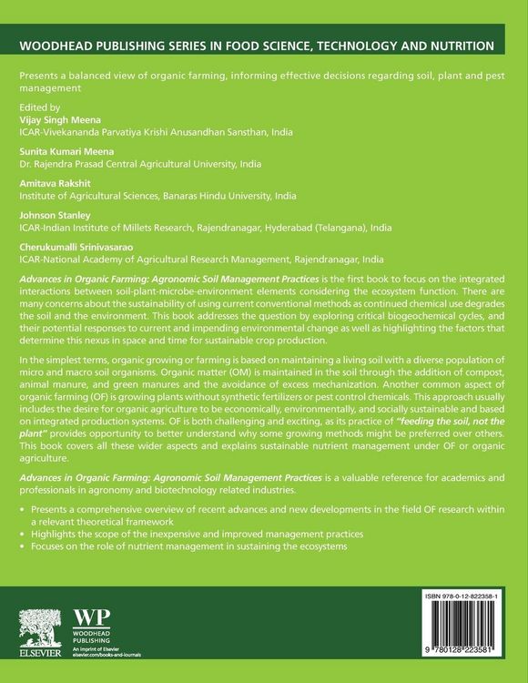 Produktbild: Advances in Organic Farming