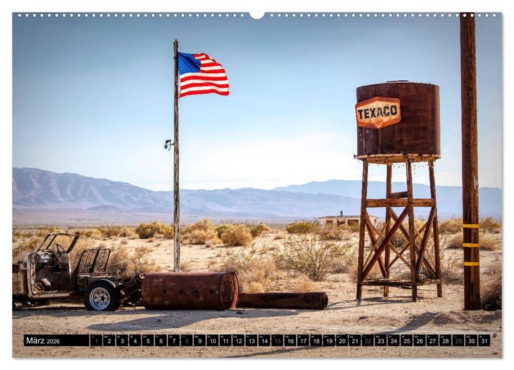 Produktbild: Go west Route 66 (Wandkalender 2026 DIN A2 quer), CALVENDO Monatskalender