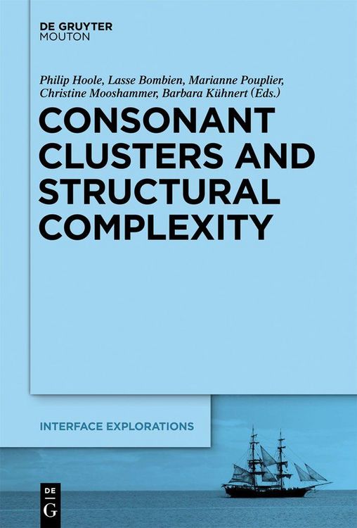 Produktbild: Consonant Clusters and Structural Complexity